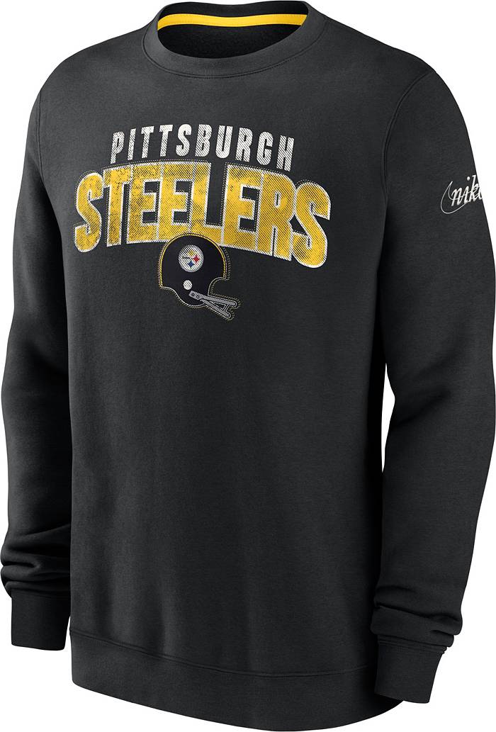 Nike Men's Pittsburgh Steelers Shout Crew Sweatshirt