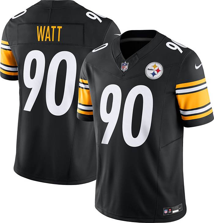 Nike Men's Pittsburgh Steelers T.J. Watt #90 Black Vapor Limited Jersey