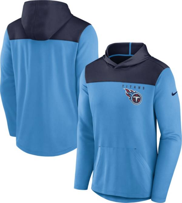 Nike Men's Tennessee Titans Alternate Blue Hooded Long Sleeve T-Shirt product image