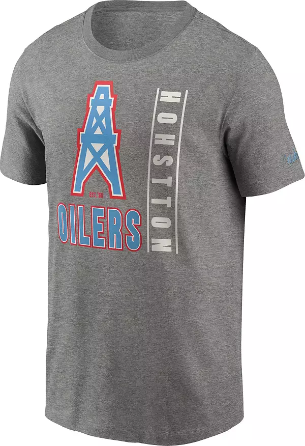 Nike Men's Tennessee Titans Rewind Essential Dark Grey Heather T-Shirt