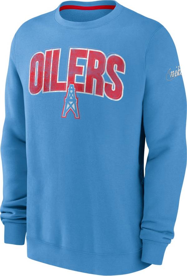 Nike Men's Tennessee Titans Rewind Shout Blue Crew Sweatshirt product image