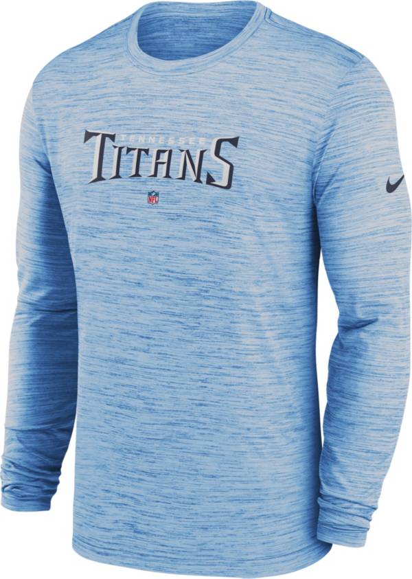 Nike Men's Tennessee Titans Sideline Velocity Blue Long Sleeve T-Shirt product image
