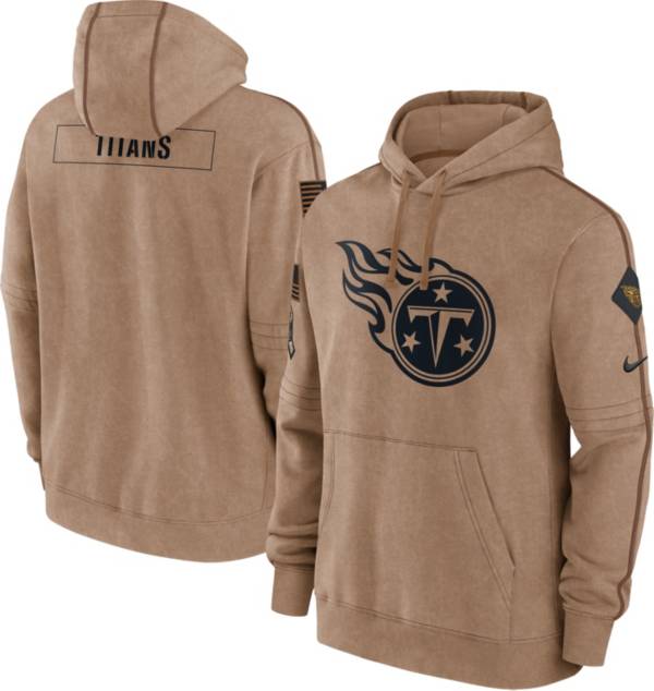 Nike Men's Tennessee Titans 2023 Salute to Service Brown Hoodie
