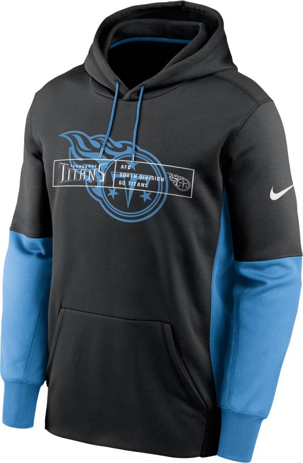 Nike Men's Tennessee Titans Overlap Black Pullover Hoodie product image