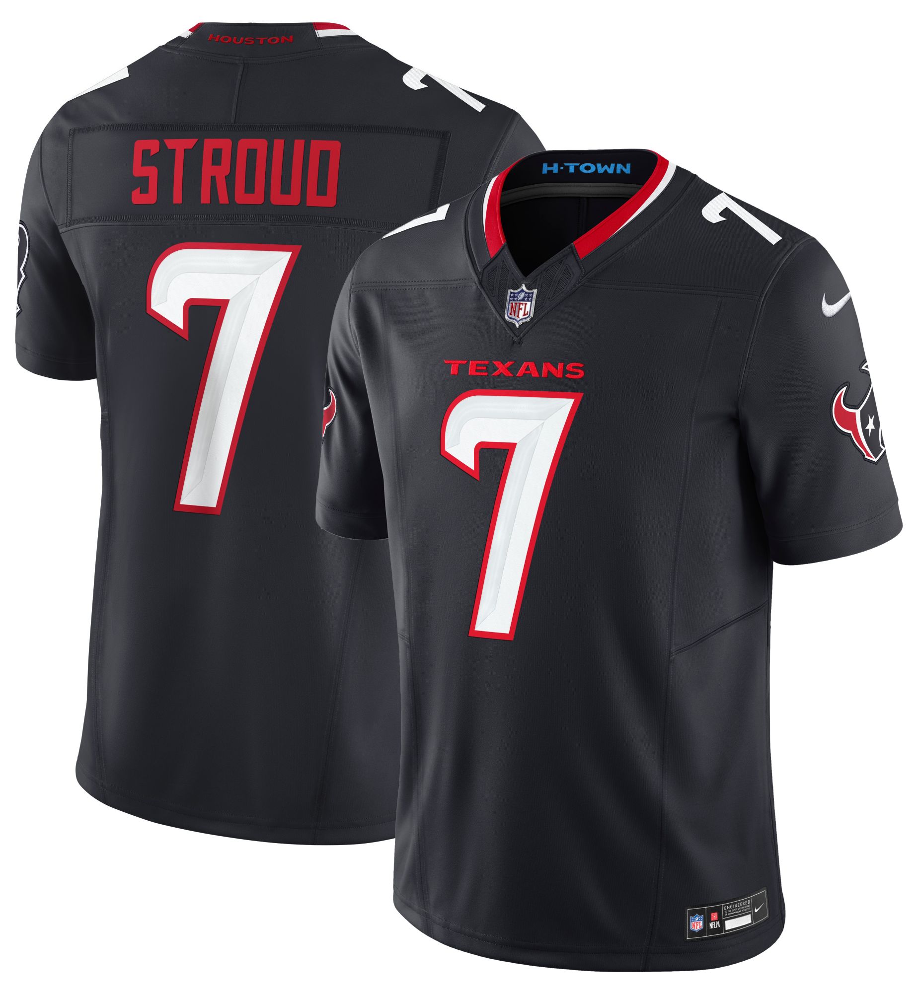 Nike Men's Houston Texans C.J. Stroud #7 Navy Blue Vapor Limited Jersey product image