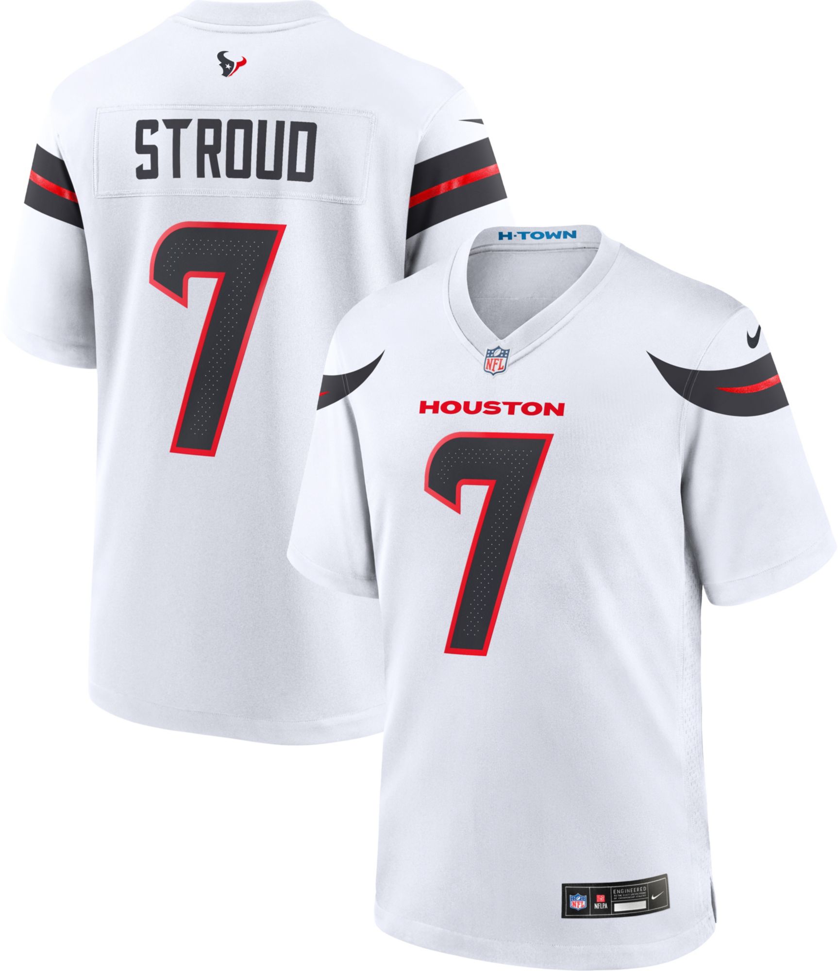 Nike Men's Houston Texans C.J. Stroud #7 White Game Jersey product image