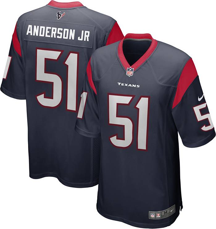 Nike Men's Houston Texans Will Anderson Jr. Navy Game Jersey