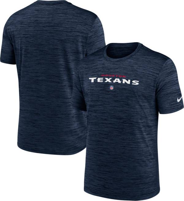 Houston Texans Nike Velocity Long Sleeve T-Shirt - Anthracite