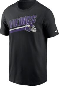 Nike Men's Minnesota Vikings Blitz Helmet T-Shirt - Purple - S Each