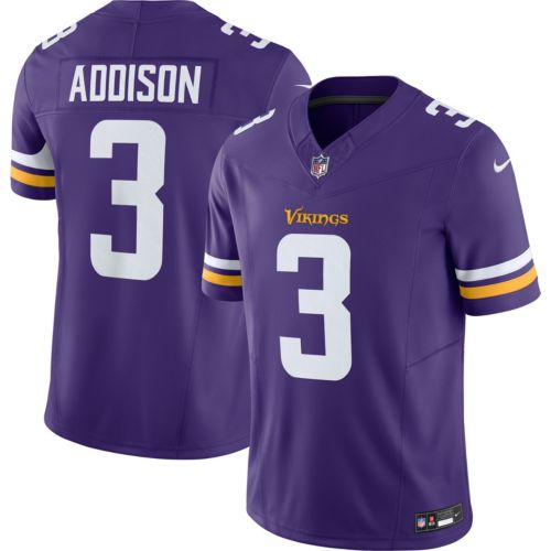 Nike Men's Minnesota Vikings Aaron Jones #33 Purple Game Jersey