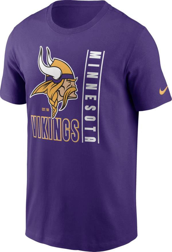 Nike Men's Minnesota Vikings Rewind Essential Purple T-Shirt | Dick's ...