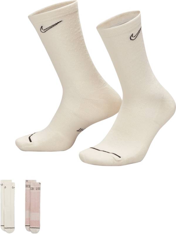 Nike Everyday Plus Undyed Cushioned Crew Socks - 2 Pack