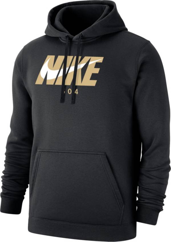 Black and gold shop nike hoodie mens