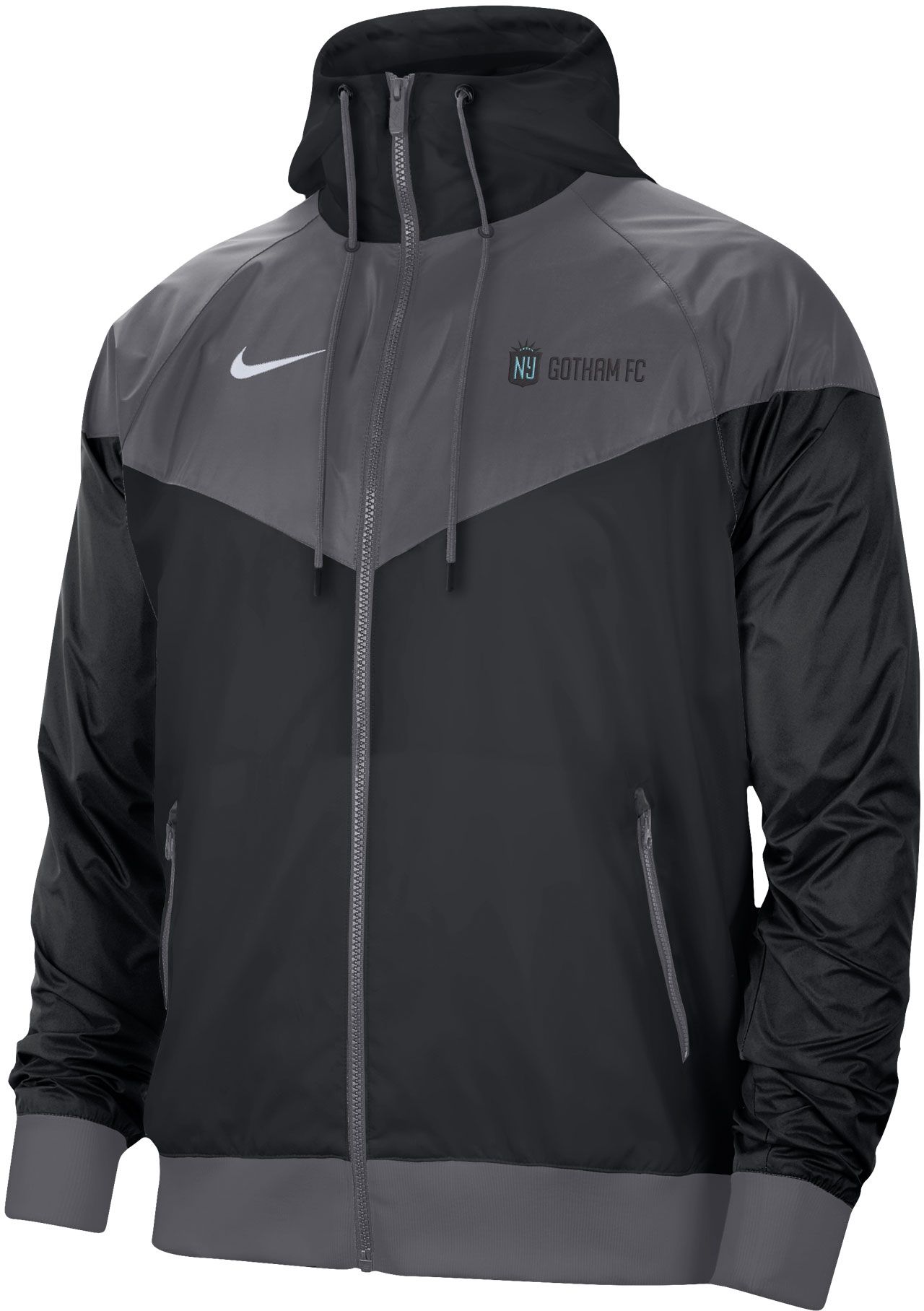 Nike NJ/NY Gotham FC 2023 Black Windbreaker Jacket