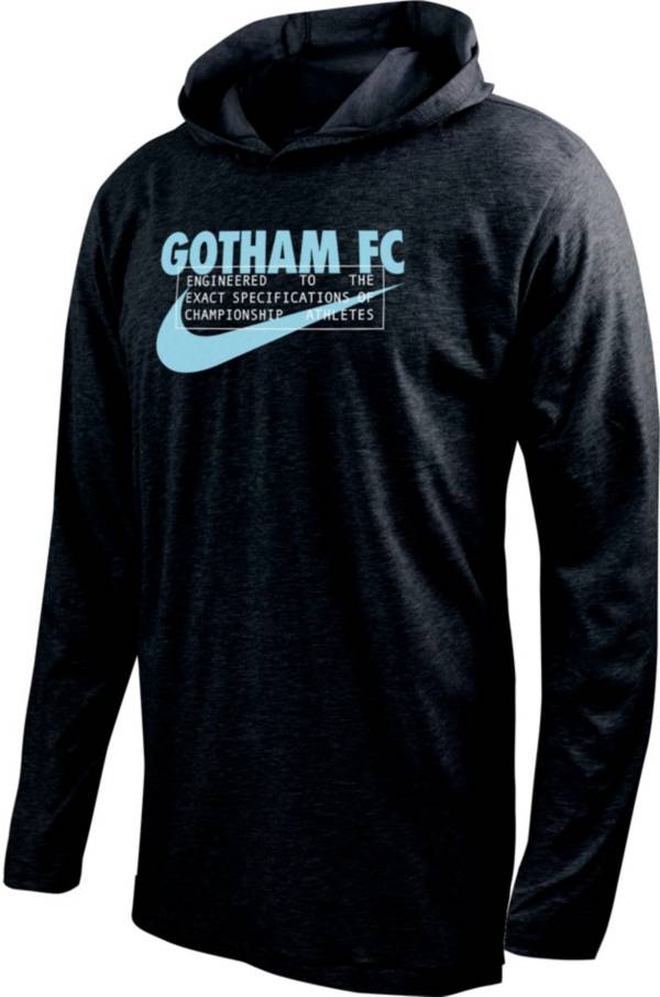 Youth Nike Gotham FC Crest Black Hoodie