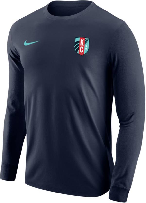 Nike Kansas City Current 2023 Sleeve Hit Navy Long Sleeve Shirt product image