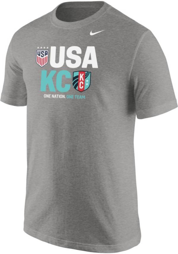 behuizing Begunstigde Appartement Nike Kansas City Current - USWNT Collab Grey T-Shirt | Dick's Sporting Goods