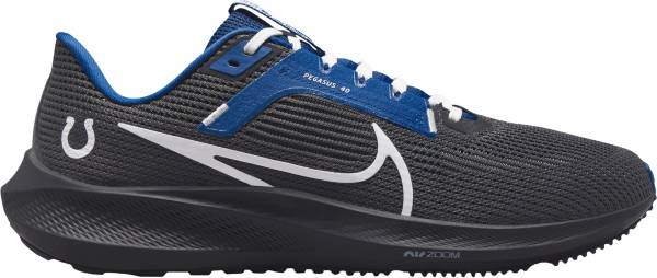 Unisex Nike Gray Indianapolis Colts Zoom Pegasus 38 Running Shoe