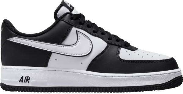 Mens nike air force 1 07 black 2024 and white