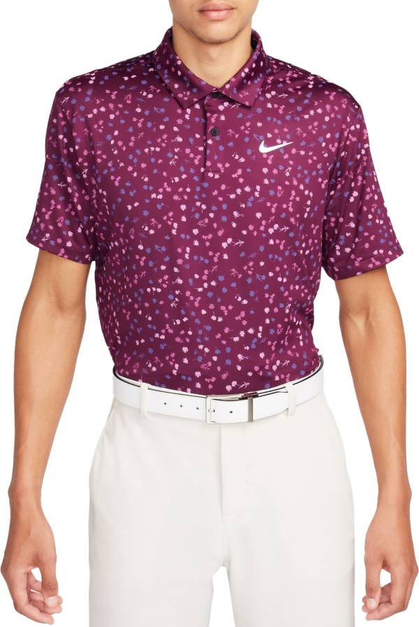 Nike floral best sale golf shirt