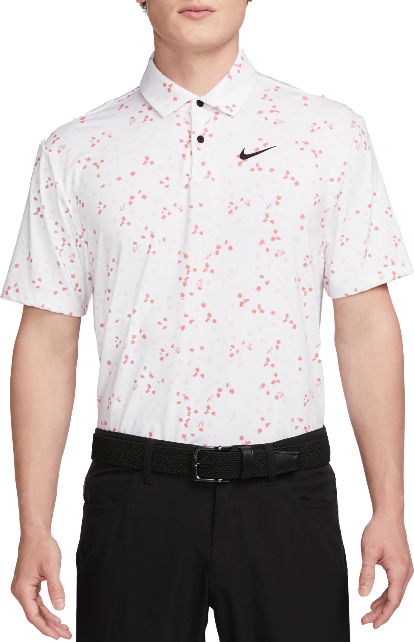 Nike floral golf polo online