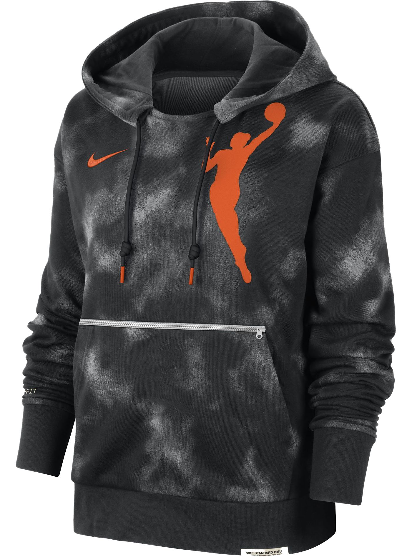 Nike Men’s sale Size L Orange Standard Issue Basketball Pullover Hoodie Sweatshirt