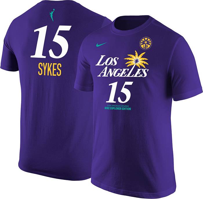 Nike Adult Los Angeles Sparks Brittney Sykes #20 T-Shirt - Purple - L Each