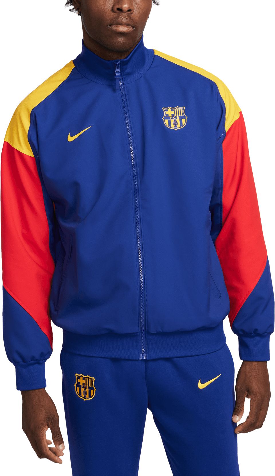 Nike Adult FC Barcelona 2023-2024 Lunar New Year Blue Anthem Jacket