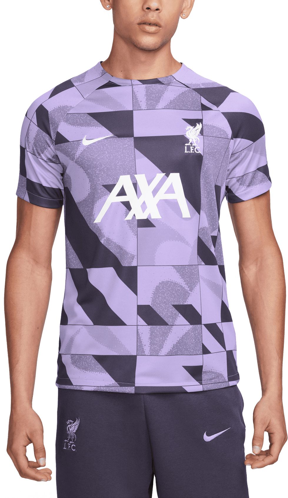 Nike Liverpool FC 2023 Purple Third Prematch Jersey