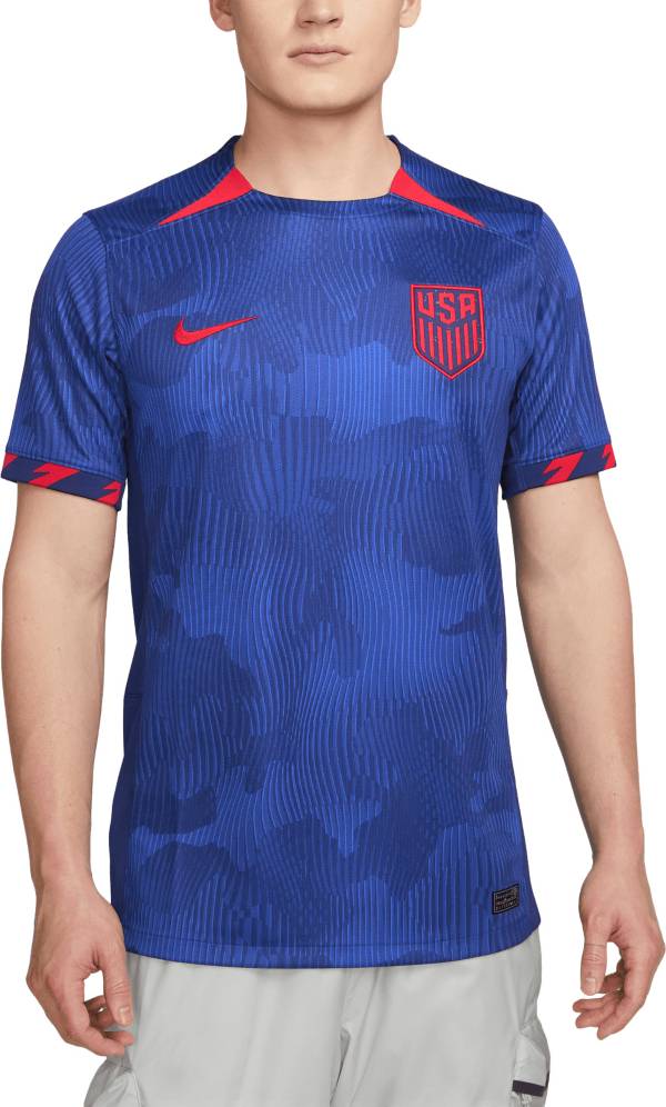 Nike U.S. 2021 Stadium Away Women's Soccer Jersey in Navy/Red, Size: Medium