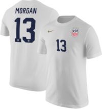 Nike USWNT 2023 Alex Morgan #13 Away T-Shirt, Men's, Small, Blue