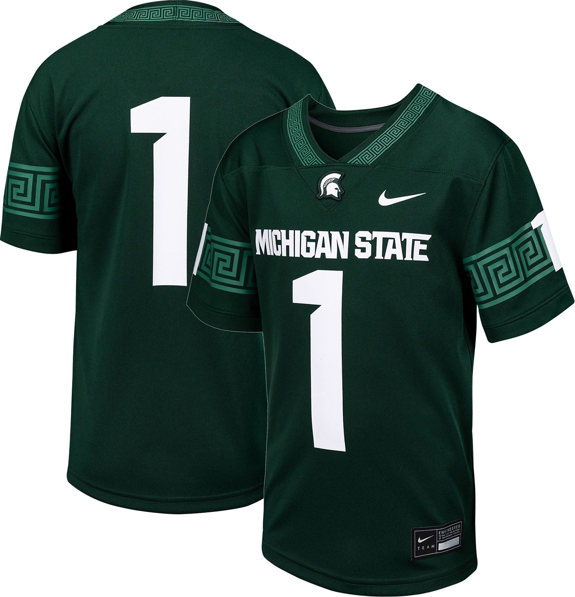 Nike Toddler's Michigan State Spartans #1 Green Replica Game Football Jersey product image