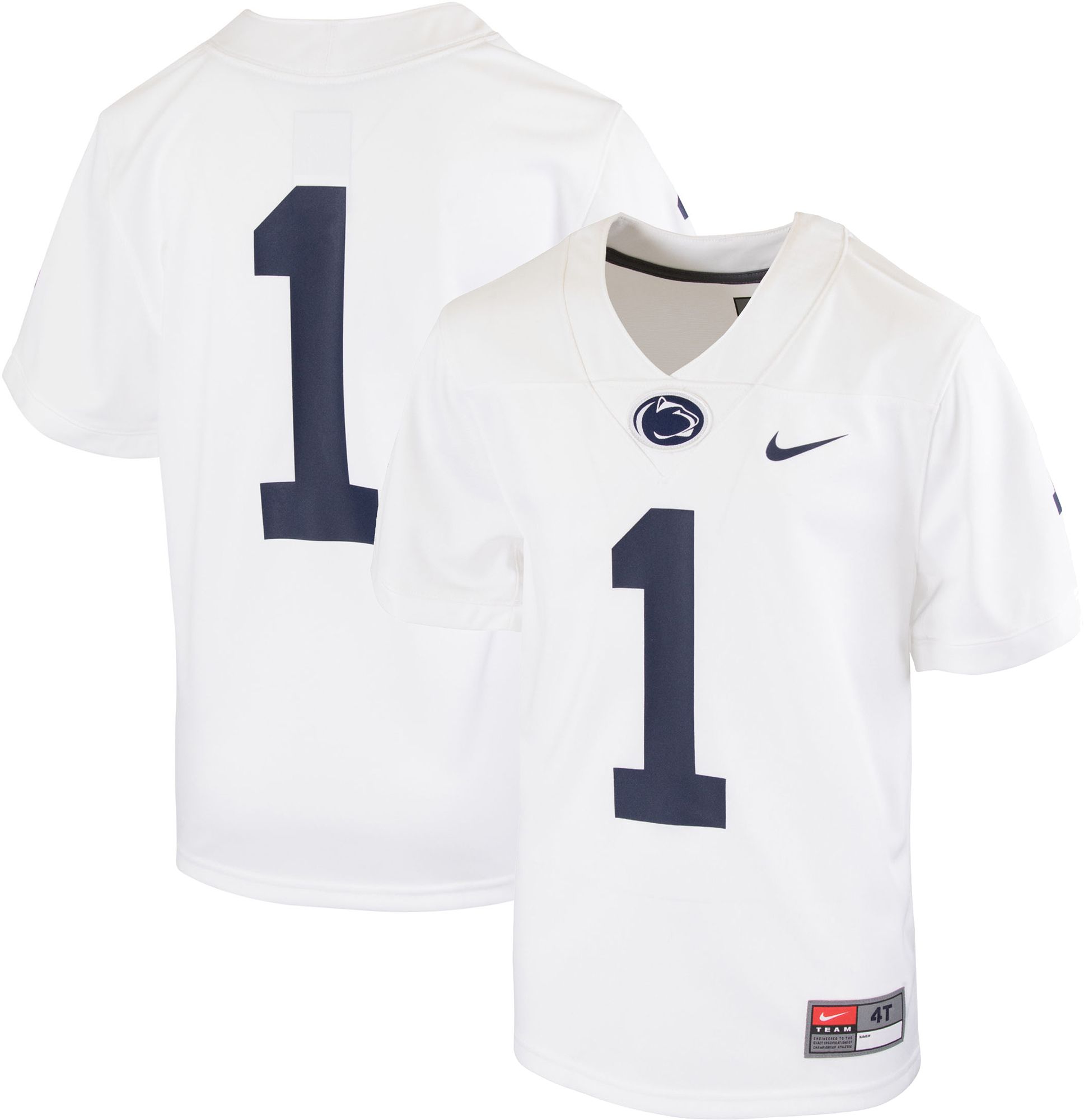 Nike Toddler Penn State Nittany Lions #1 White Replica Football Jersey product image