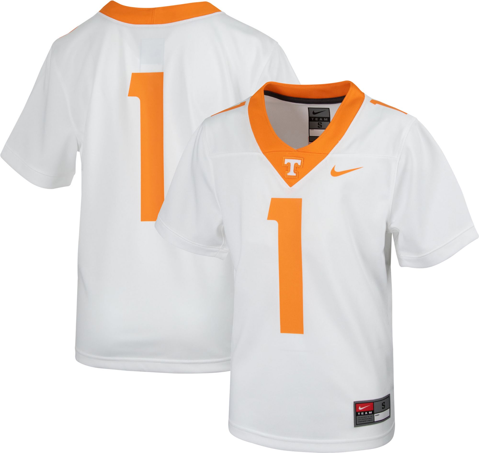 Nike Toddler Tennessee Volunteers #1 White Replica Football Jersey product image