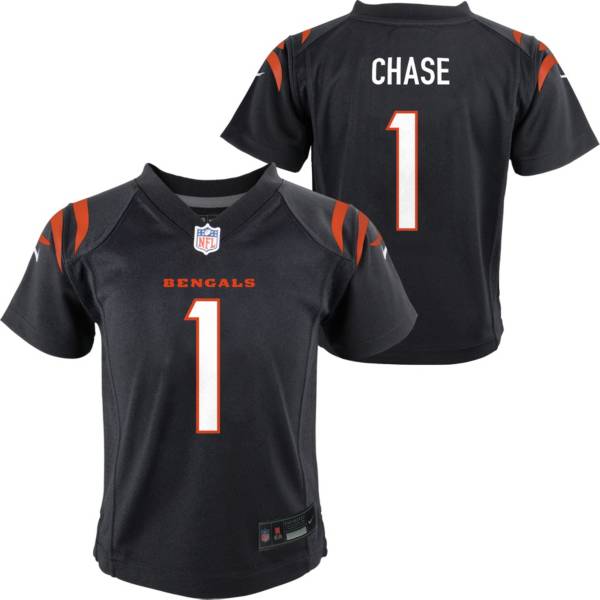 Toddler Nike Ja'Marr Chase Black Cincinnati Bengals Game Jersey