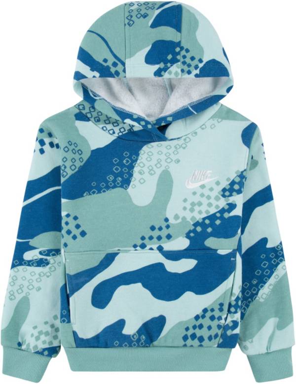 Nike camo blue hoodie hot sale