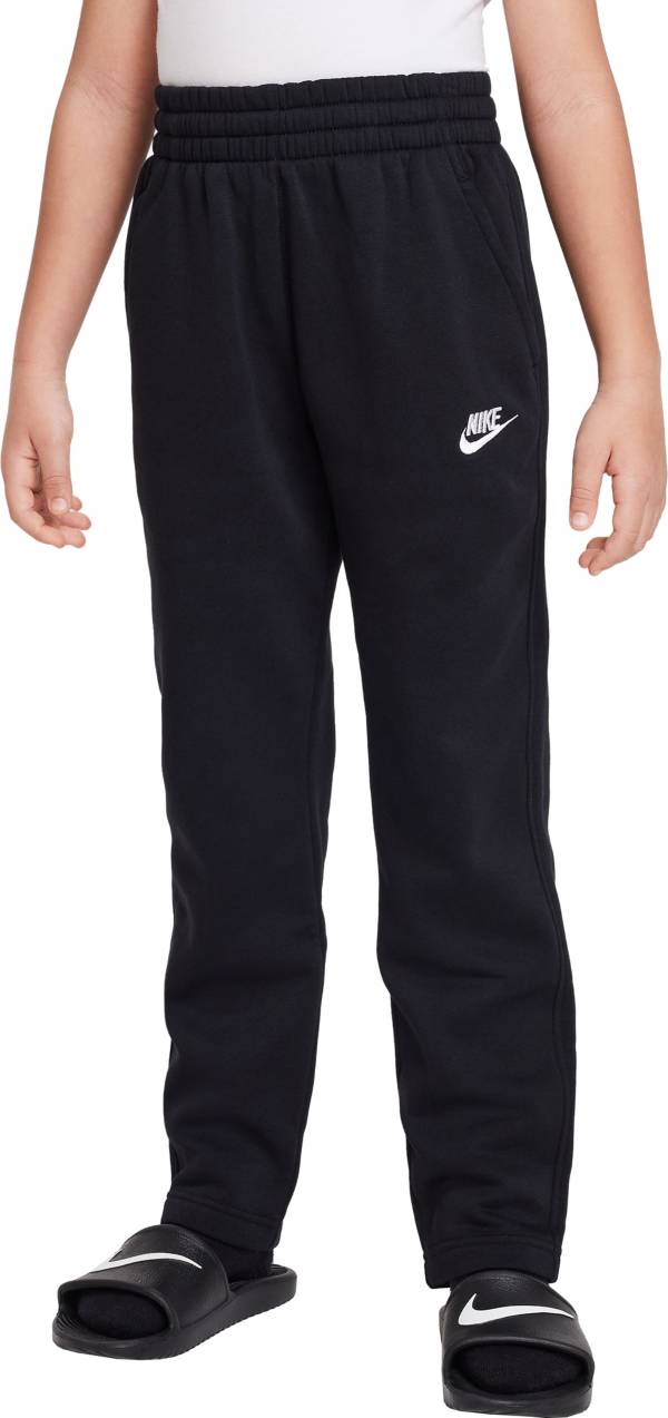 Nike Girls Joggers Fleece Sweatpants Pants Size Medium Black