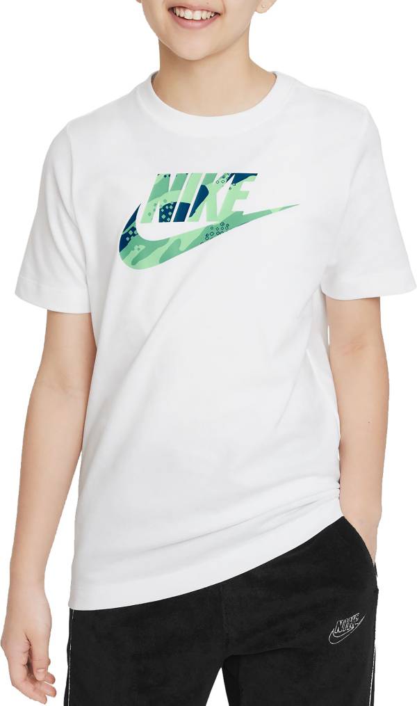 Nike white best sale camo t shirt