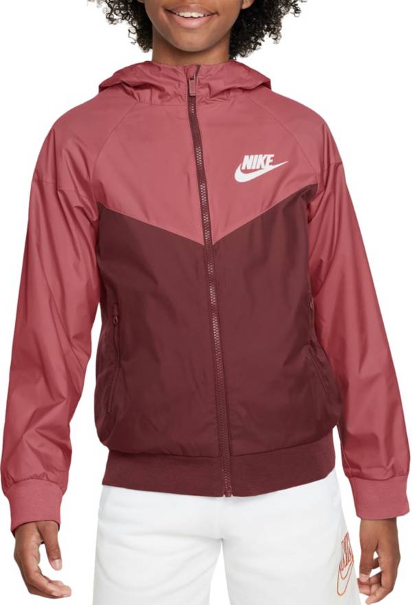 Nike Sportswear Windrunner Big Kids' Hooded Jacket.