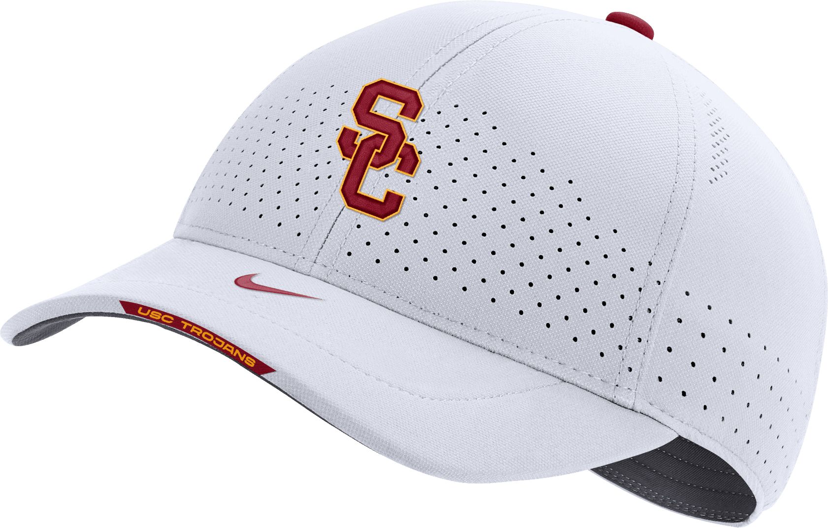 Nike Usc Trojans White Aerobill Swoosh Flex Classic99 Football Sideline ...