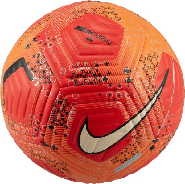 Red nike store soccer ball