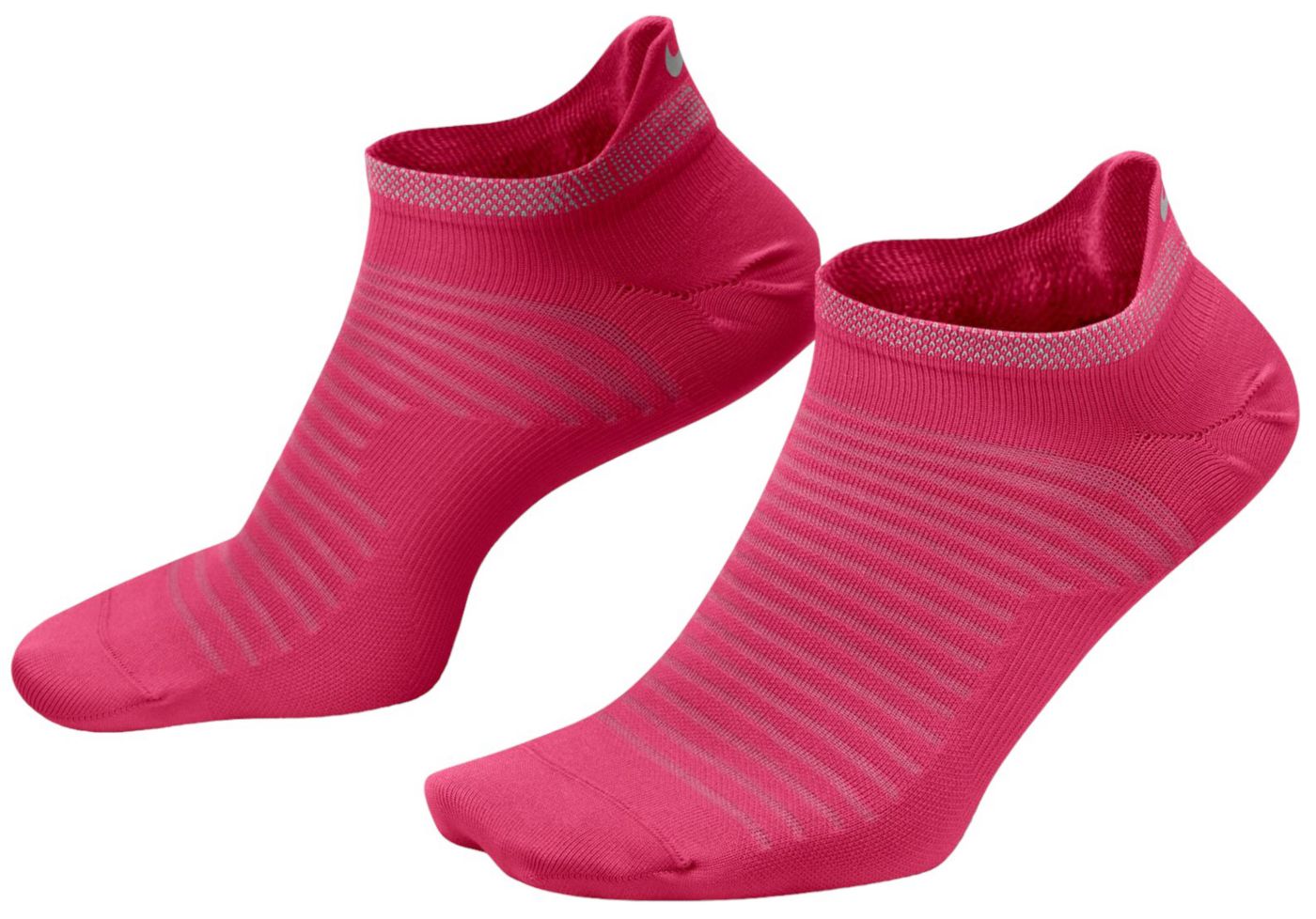 Nike Spark Lightweight No Show Socks Men s Small Rush Pink