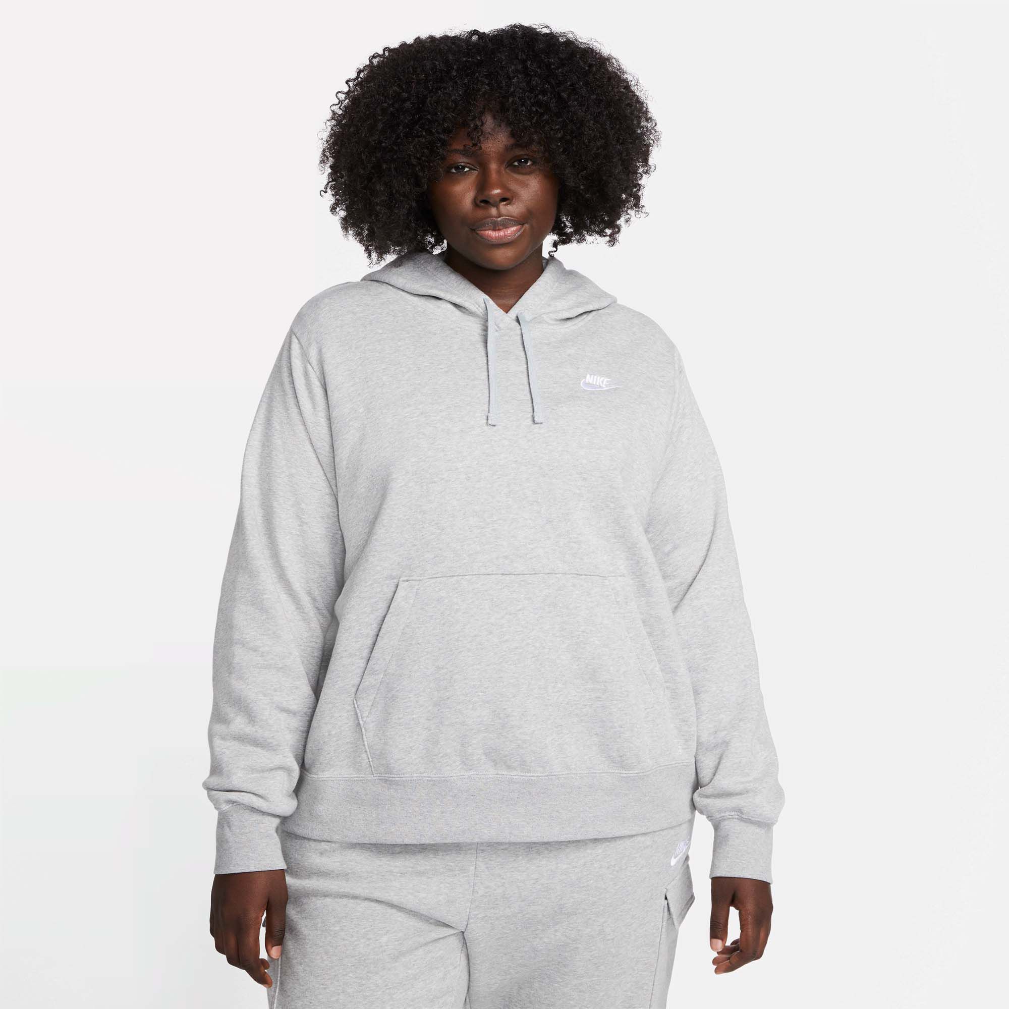 Nike Women's Sportswear Club Fleece Pullover Hoodie (Plus Size) product image