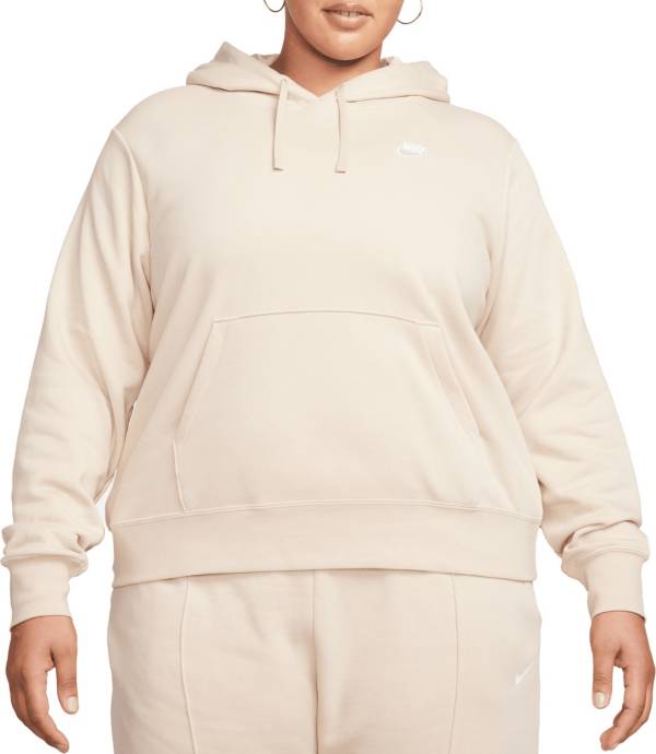 Beige nike best sale hoodie womens