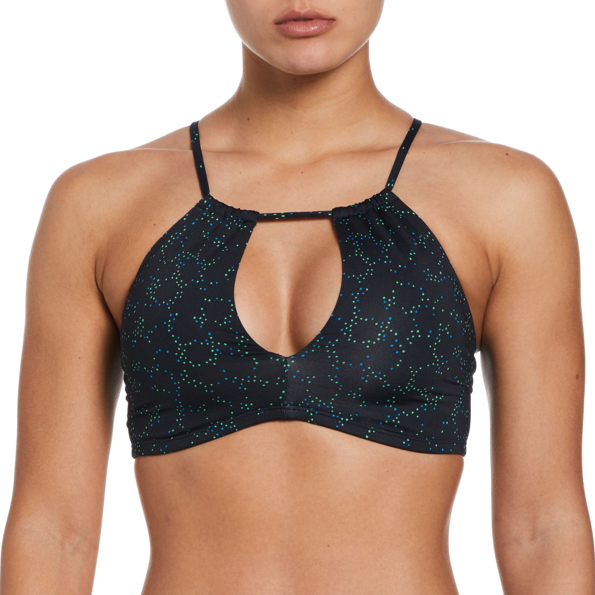 Nike high best sale neck bikini