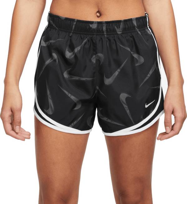 Nike Women's Dry Tempo Shorts, Black/White, XL