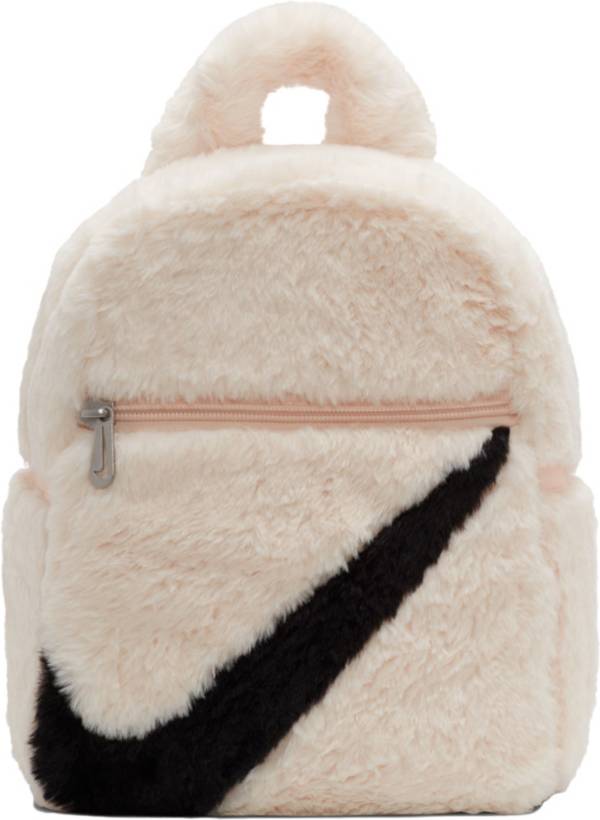 White hotsell fur backpack