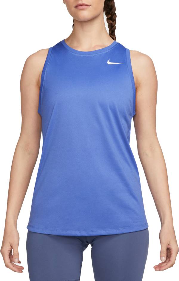 Nike Women's XL Cool Training Tank Top, Blue Athletic Tank 725489-435