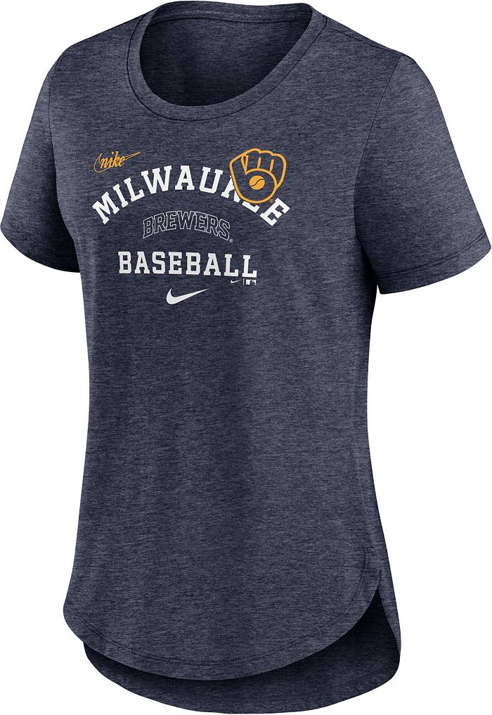 Women's '47 Navy Milwaukee Brewers Dani T-Shirt