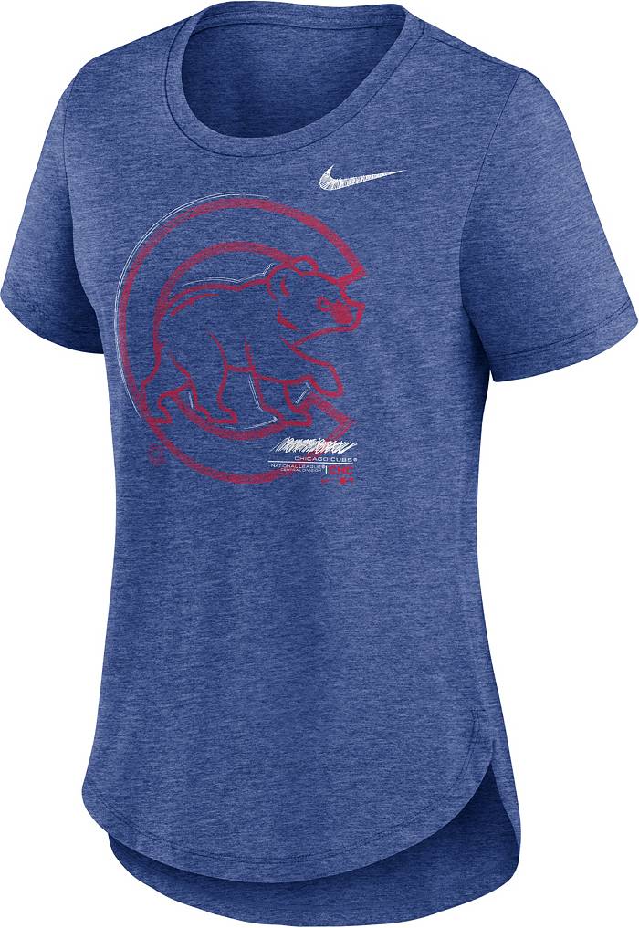 Lids Chicago Cubs Nike Women's City Connect Wordmark T-Shirt - Navy